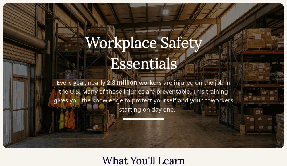 Workplace Safety Essentials
