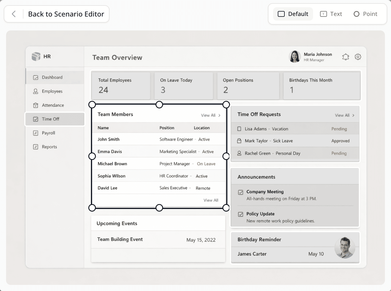Mindsmith experiences editor
