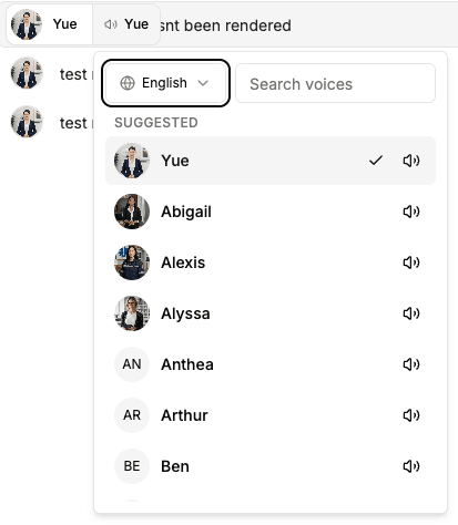 New AI voices with a redesigned voice picker