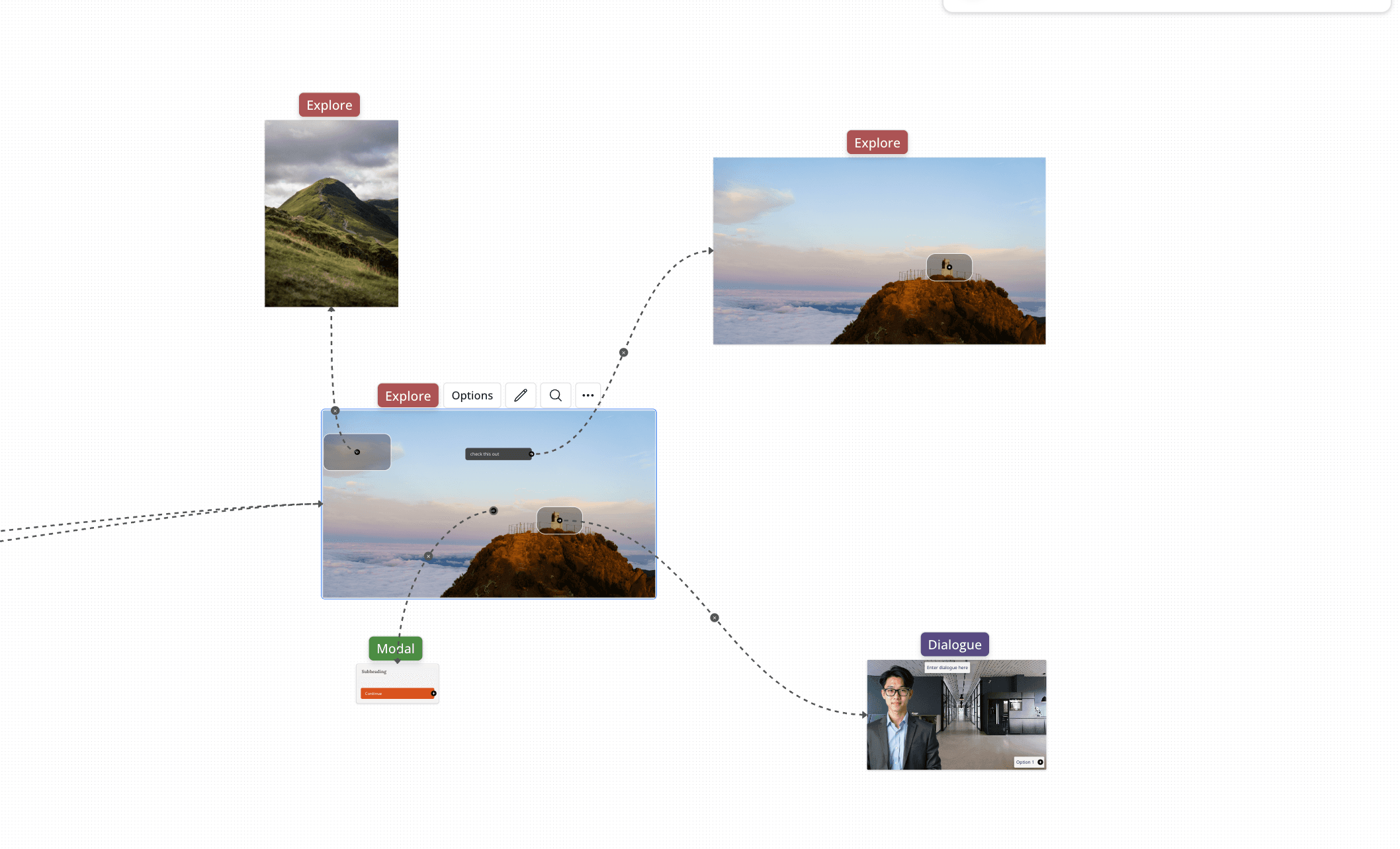 "Explore" Node Beta