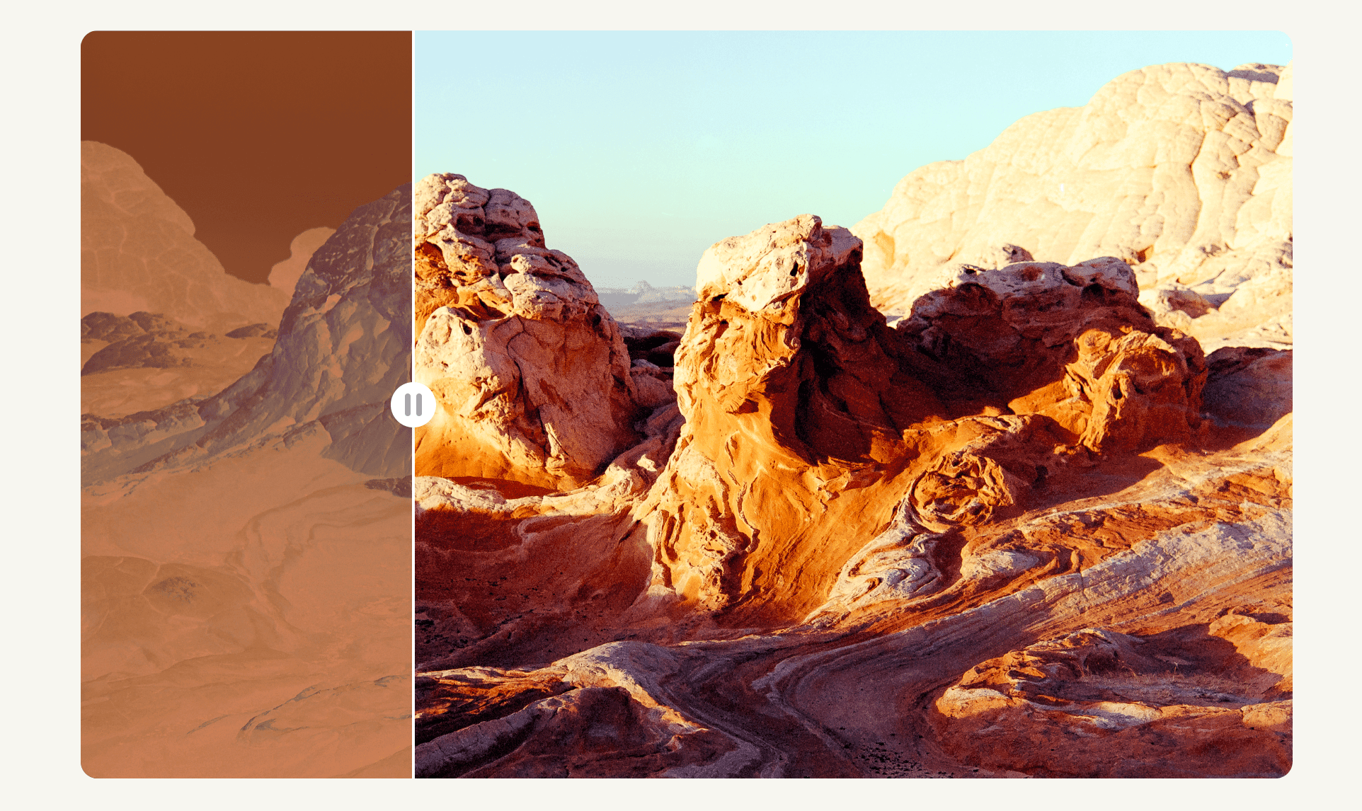 New tile: before/after images