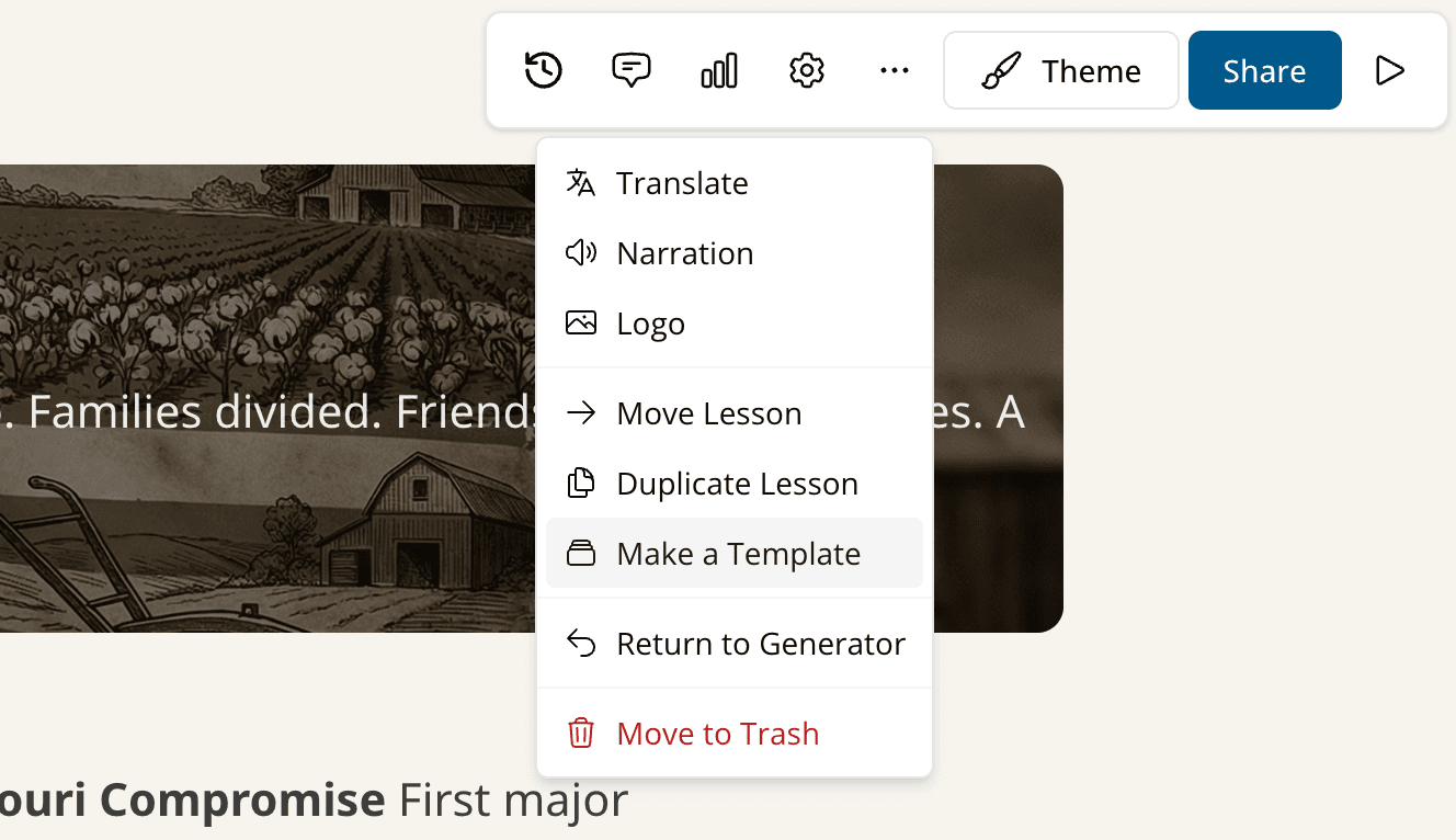 Org templates