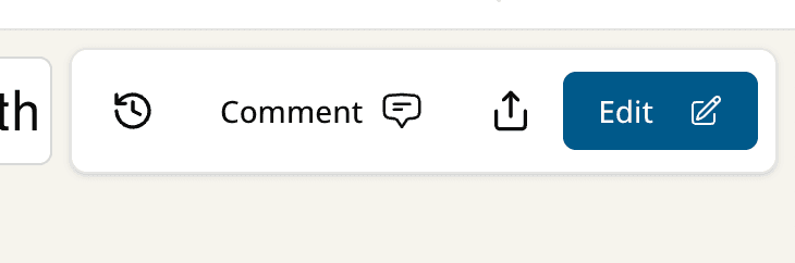 UI change to preview/edit toggle